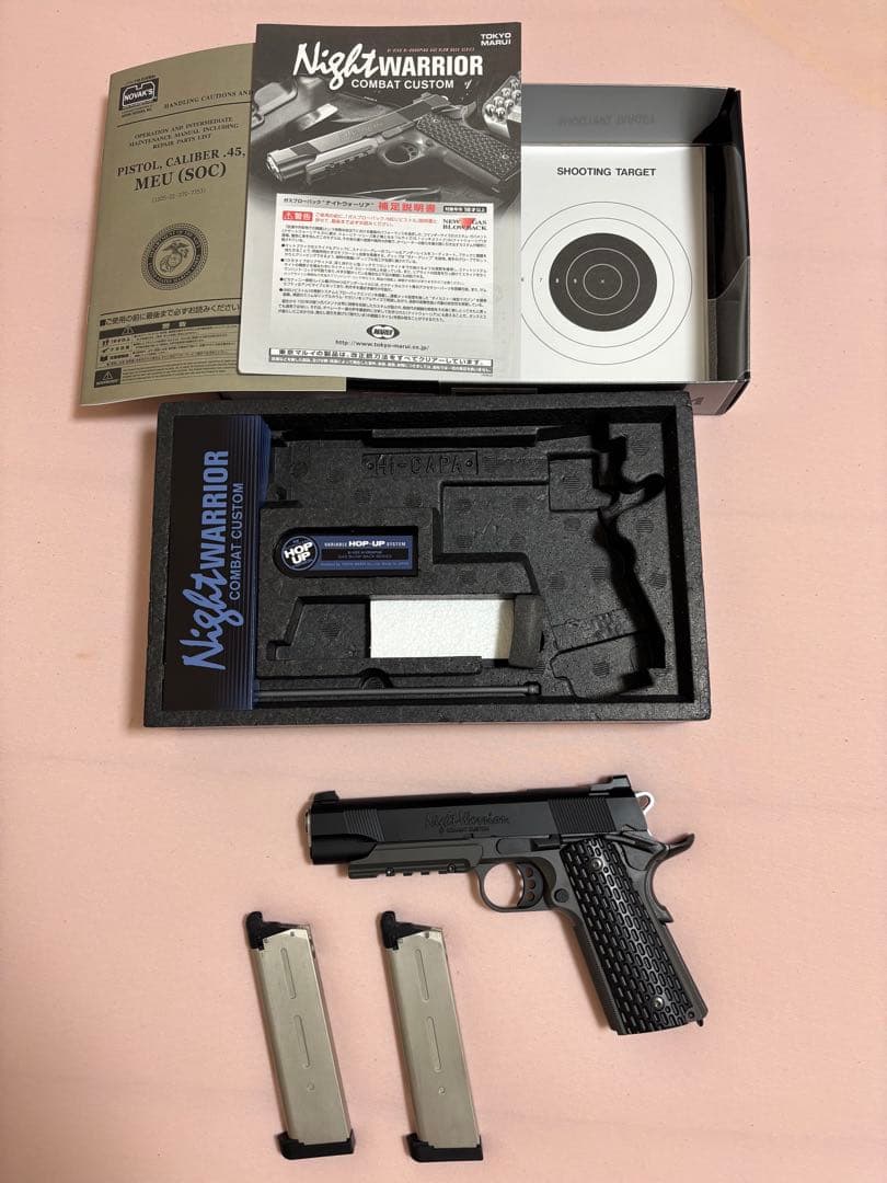 美品　東京マルイ ガスブロ ナイトウォーリア マガジン2本