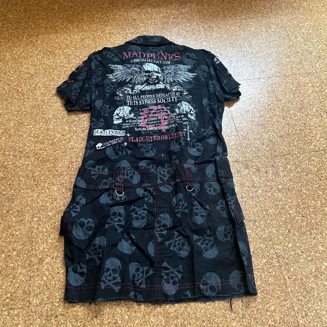 MAD PUNKS スカル ゴスロリドクロ ⭐︎ Lサイズ