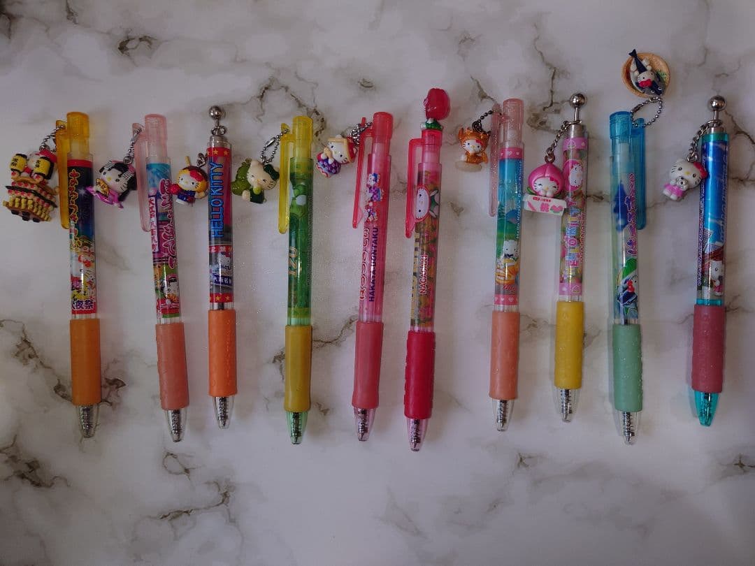 ご当地キティ　ボールペン　まとめ売り　77本