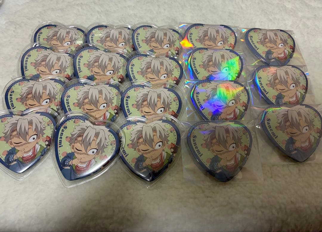 不死川実弥 ストロベリーフェスティバル 缶バッジ 19点