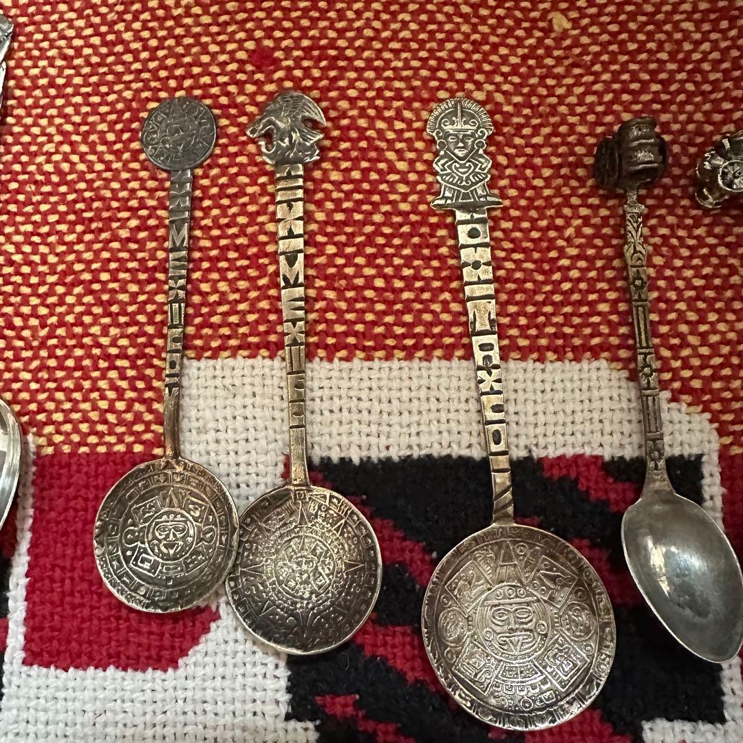 【純銀】スターリングシルバー スーベニアスプーン セット まとめ売り 銀製