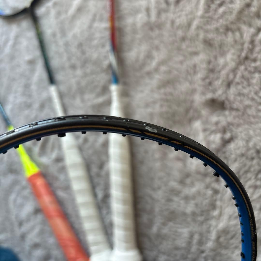 バドミントンラケット 3本セット ジャンク1本