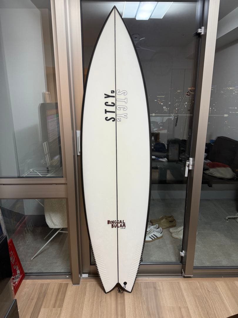 ステイシー　ミッドレングスツイン　ニットケース　フィン付　6'4