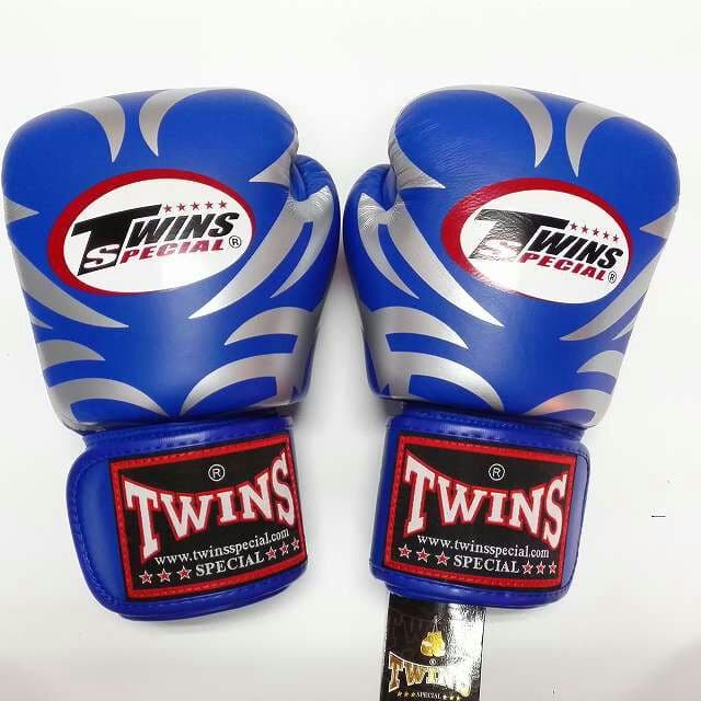 新品 正規 TWINS 本格ボクシンググローブ 本革製 サイズ選択 Ｔ青銀
