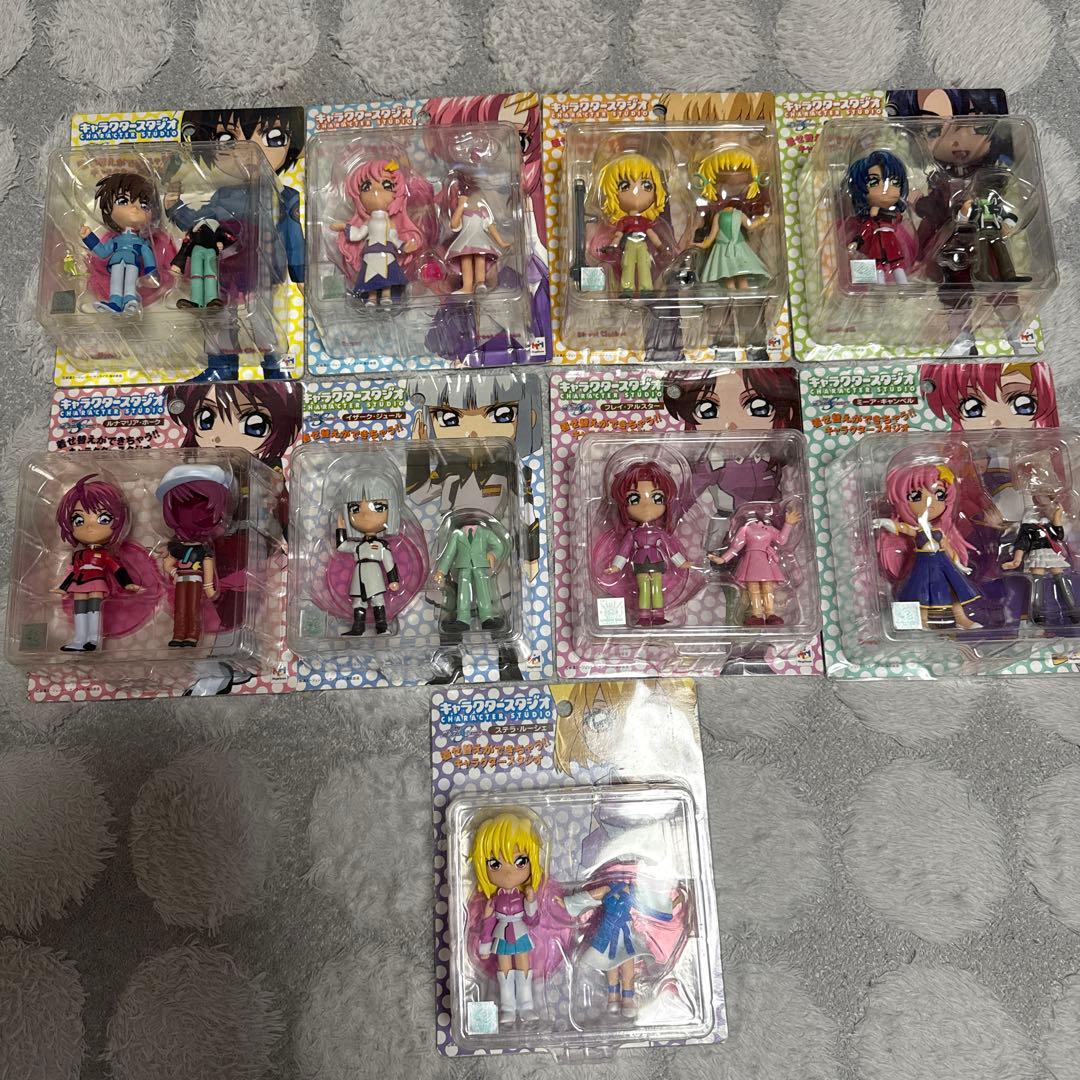 ガンダムSEED/DESTINYフィギュア キャラクタースタジオ 9種