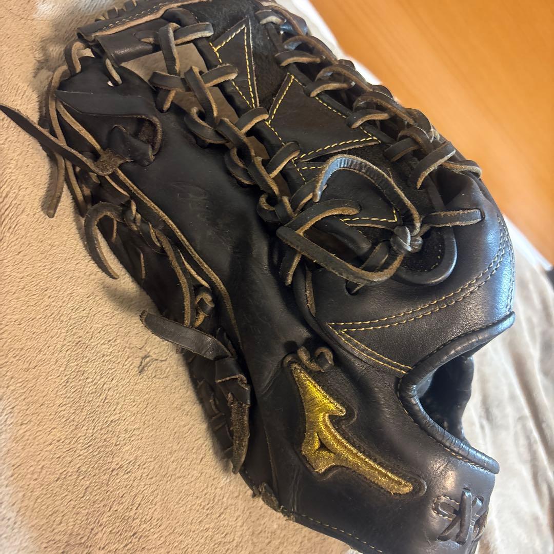 Mizuno 硬式グローブ ブラック 左投用