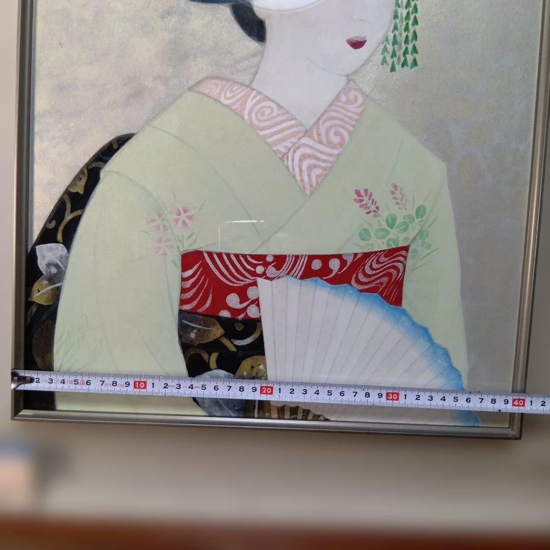 池本冨実「舞妓」日本画 10号 日美展出展作品 舞妓を描く達人