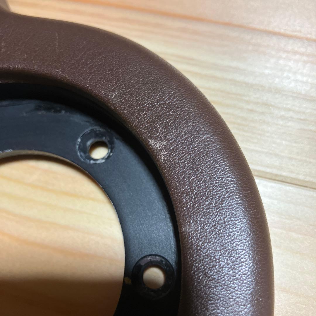 ナルディ ジウジアーロライン　ブラウンレザーステアリング　φ390 レア！