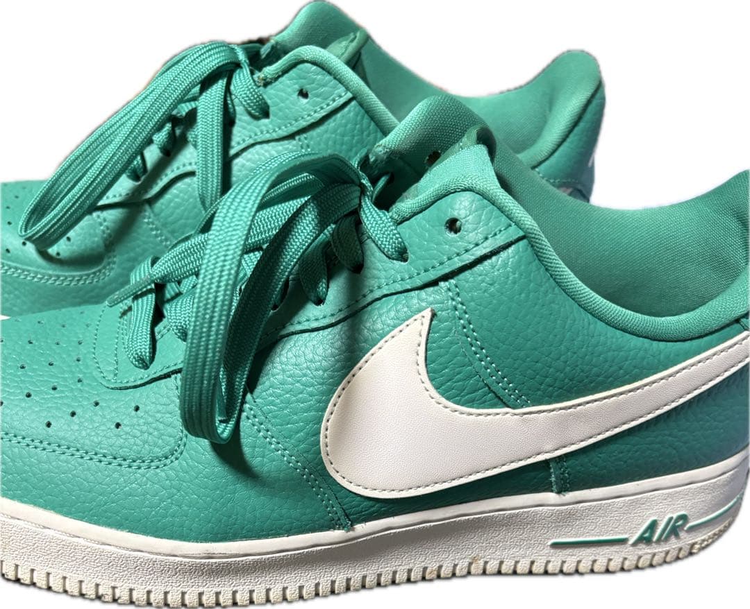 シューズ(男性用) NIKE AIRFORCE1 '07LV8 GREEN/WHITE US10.5