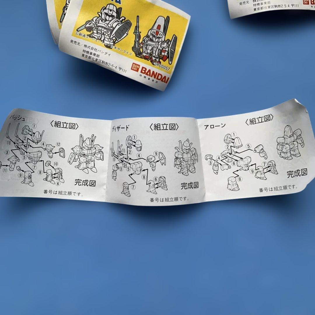 ☆レトロ　エルガイム　ガチャ　プラモデル　未組立品　全８種コンプセット