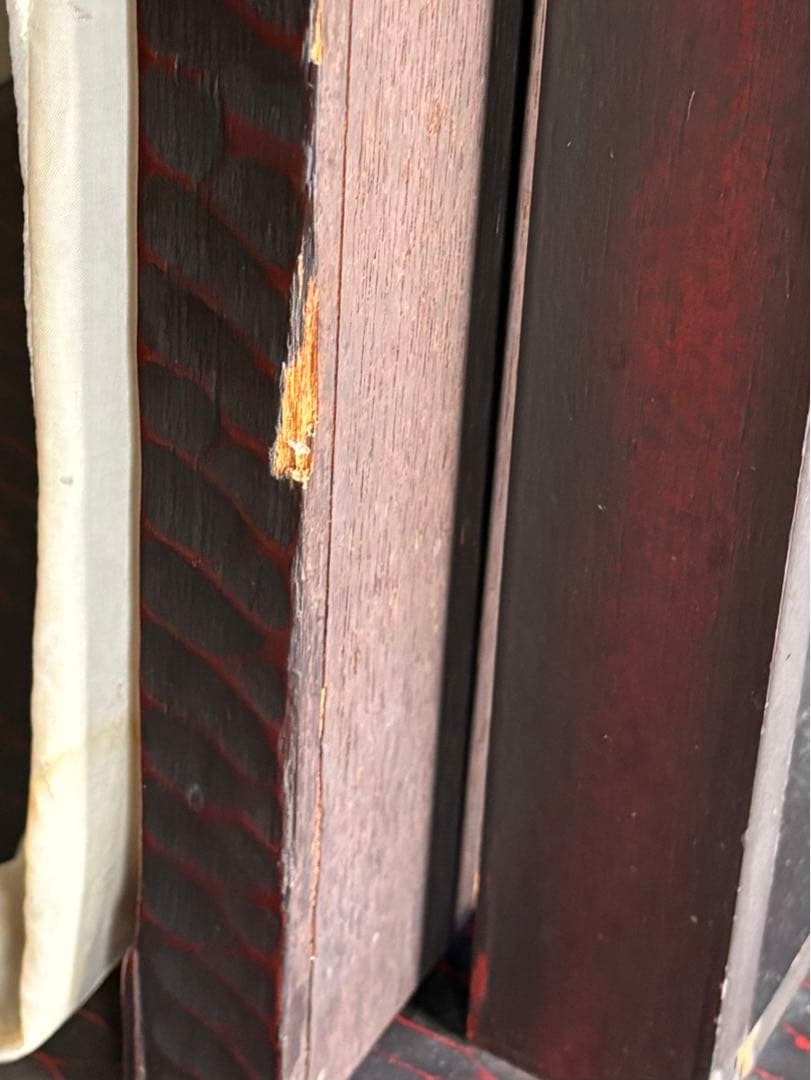 鎌倉彫 鏡台 ドレッサー 化粧台 一面鏡 メイク台