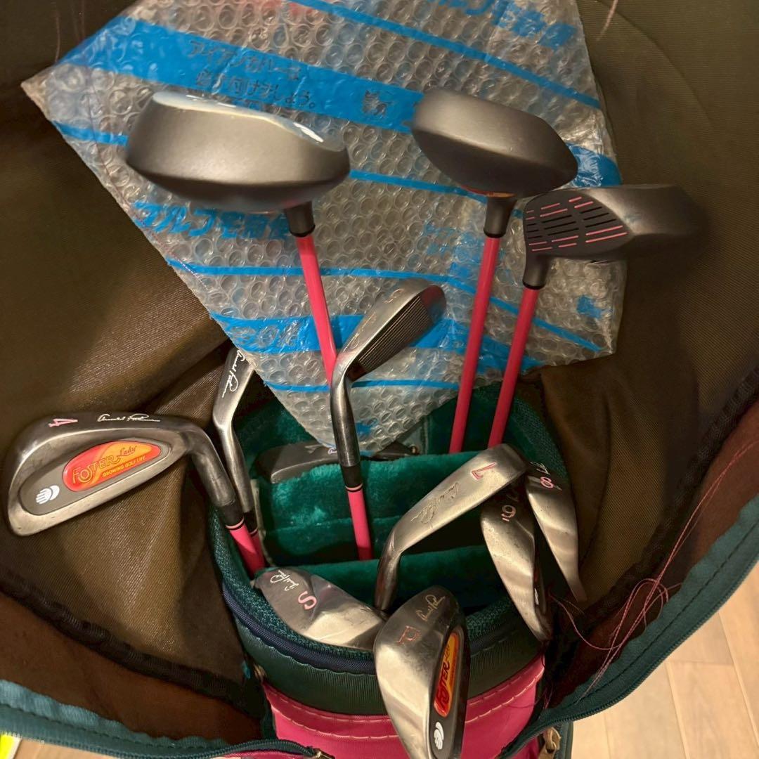 ゴルフバッグ＋ゴルフシューズ セット　Paradiso｜レディース　まとめ売り