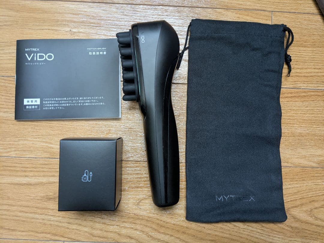 MYTREX VIDO ブラック スカルプブラシ