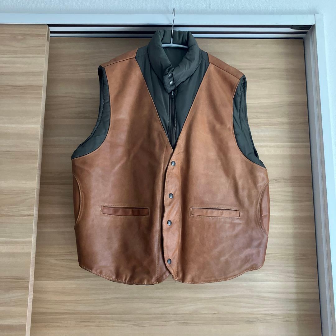 イタリア製　ダウンベスト　ヴィンテージ