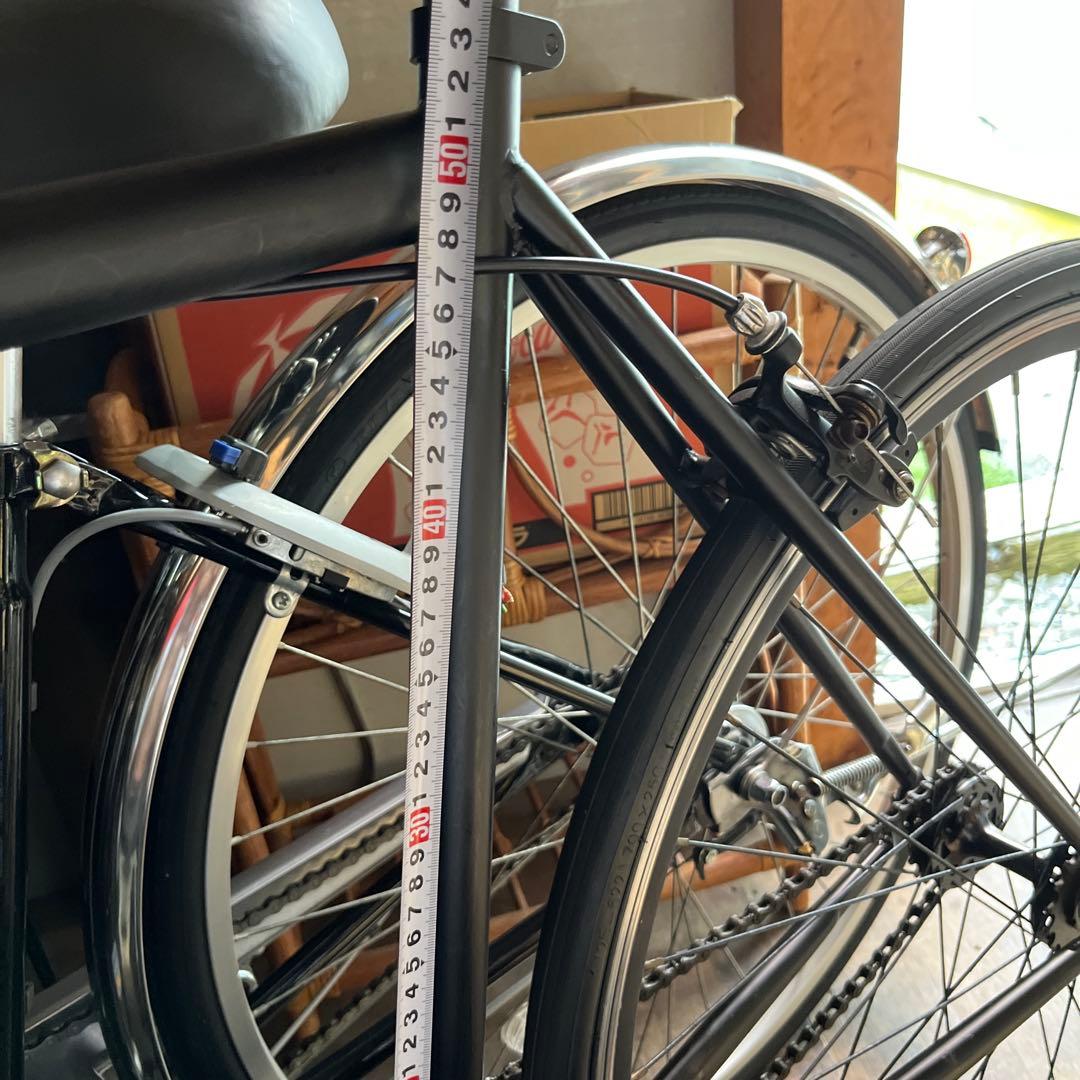 [引取限定] ピストバイク アルミフレーム黒艶消し シングルギア:7000X