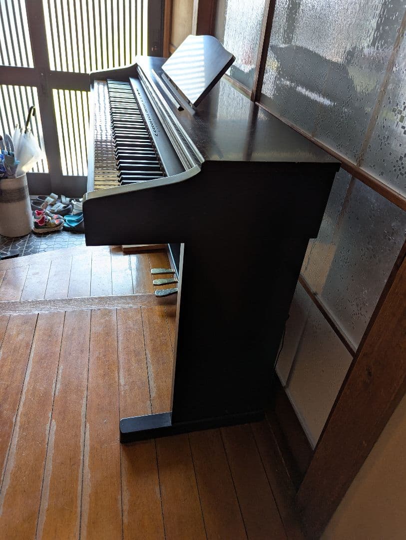 値下げ！【埼玉北部群馬南部引き取り限定】CASIO 電子ピアノ 88鍵 ブラウン