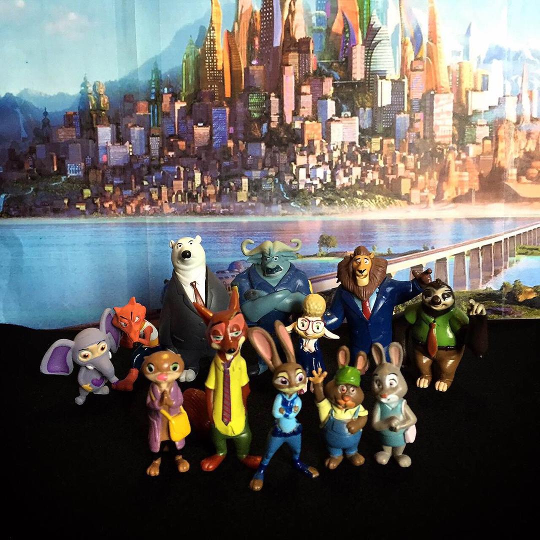 【嬉しいおまけ付き】大人気フィギュア❣️ズートピア 12キャラセット