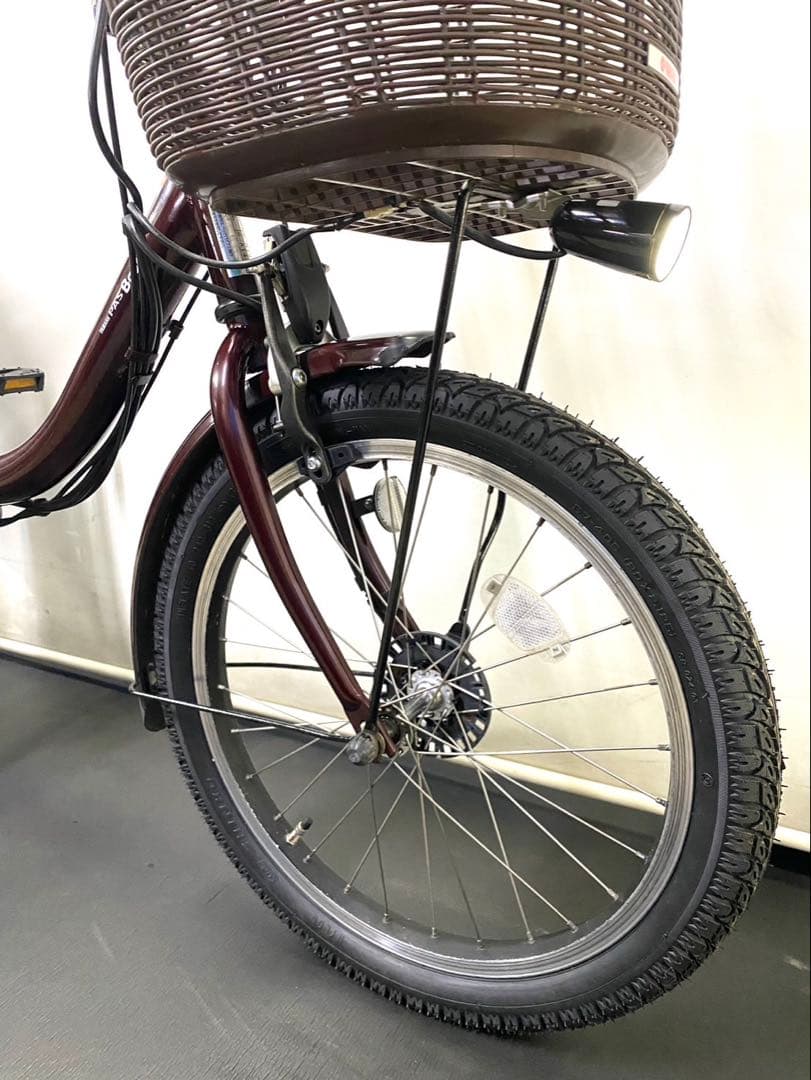 1年保証 新品部品多数　ヤマハ　パスバビー　20インチ　茶色　電動アシスト自転車