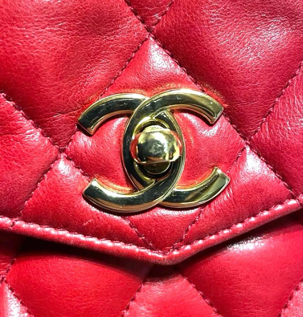 Y*n様 シャネル　マトラッセ ラムスキン ターンロック ミニ ウエストポーチC