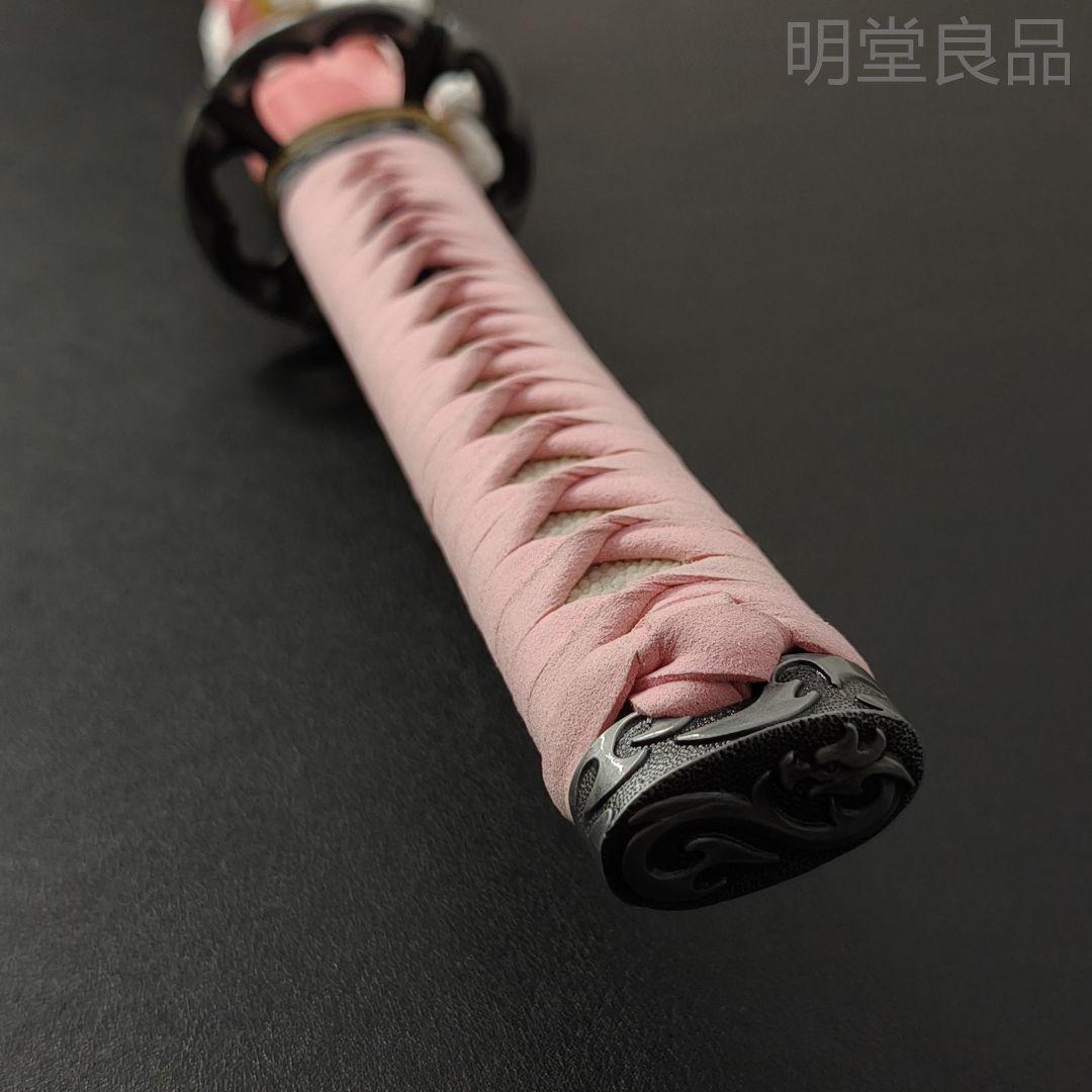 日本刀　模造刀　炎の紋　木製刀　硬木製　居合練習　コスプレ用　刀剣拵　武道具