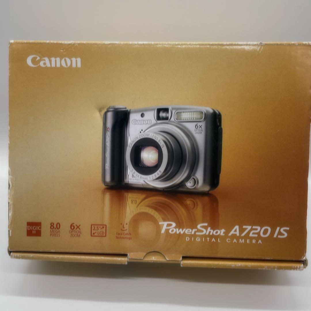 Canon キャノン　PowerShot A720IS シルバー　ガンメタ