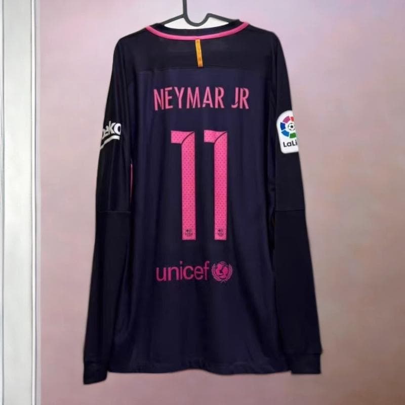 16-17 バルセロナ ネイマール JR 長袖 シャツ 11番