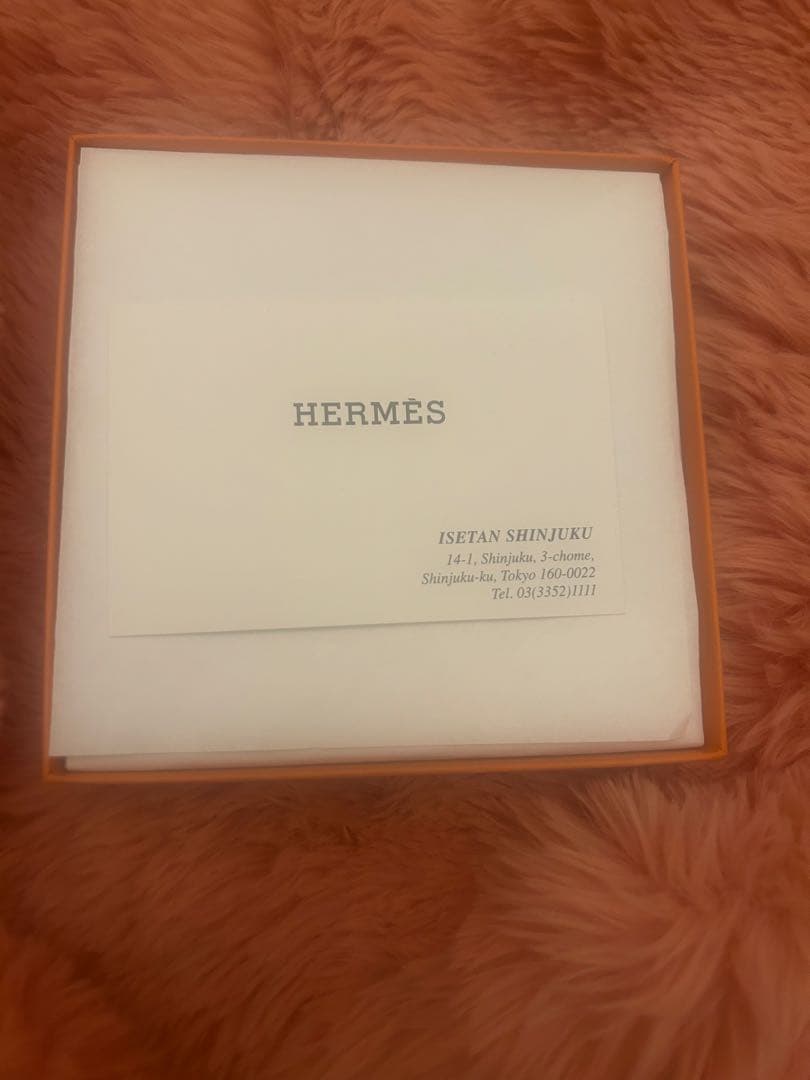 HERMES シルク ハンカチ