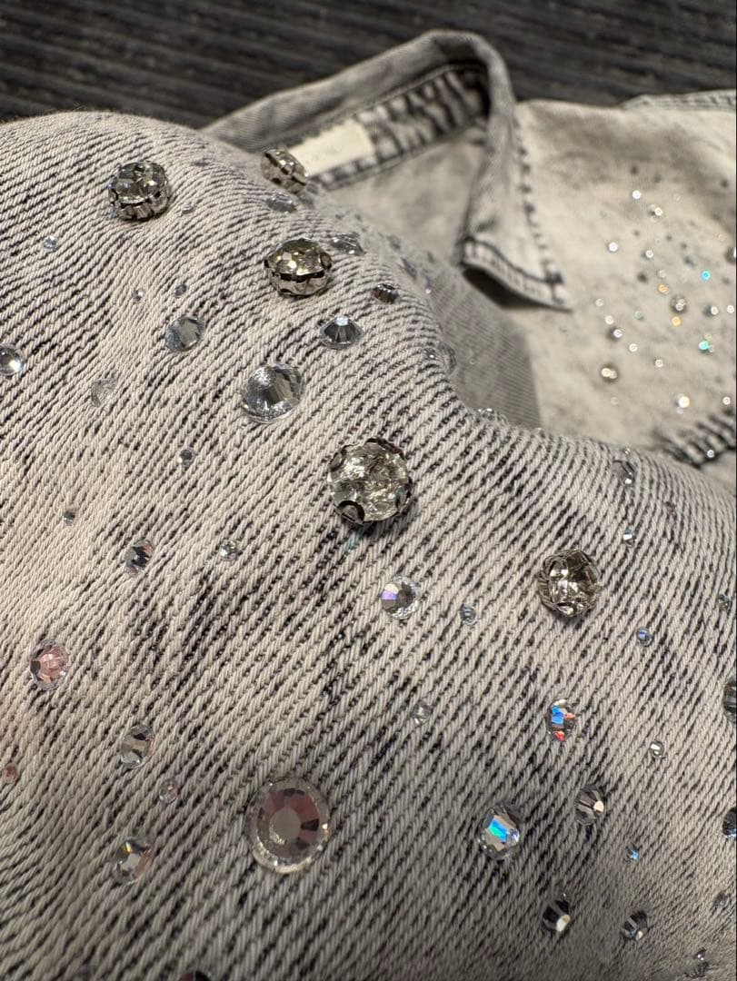 うる⭐︎Glam Lips グラデストーン DENIM シャツ