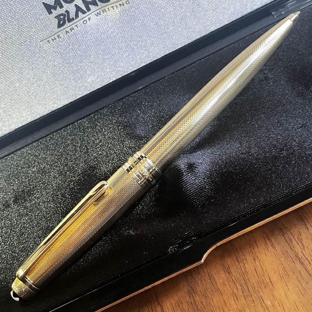美品 モンブラン マイスターシュテュック 1644 ソリテール ゴールドバーレイ