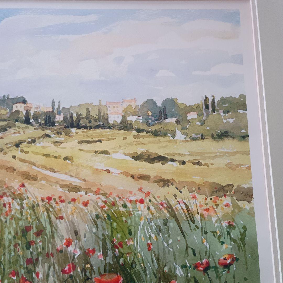 春 トスカーナの丘 　アルウィン クローショー ヨーロッパの四季　オリジナル限定