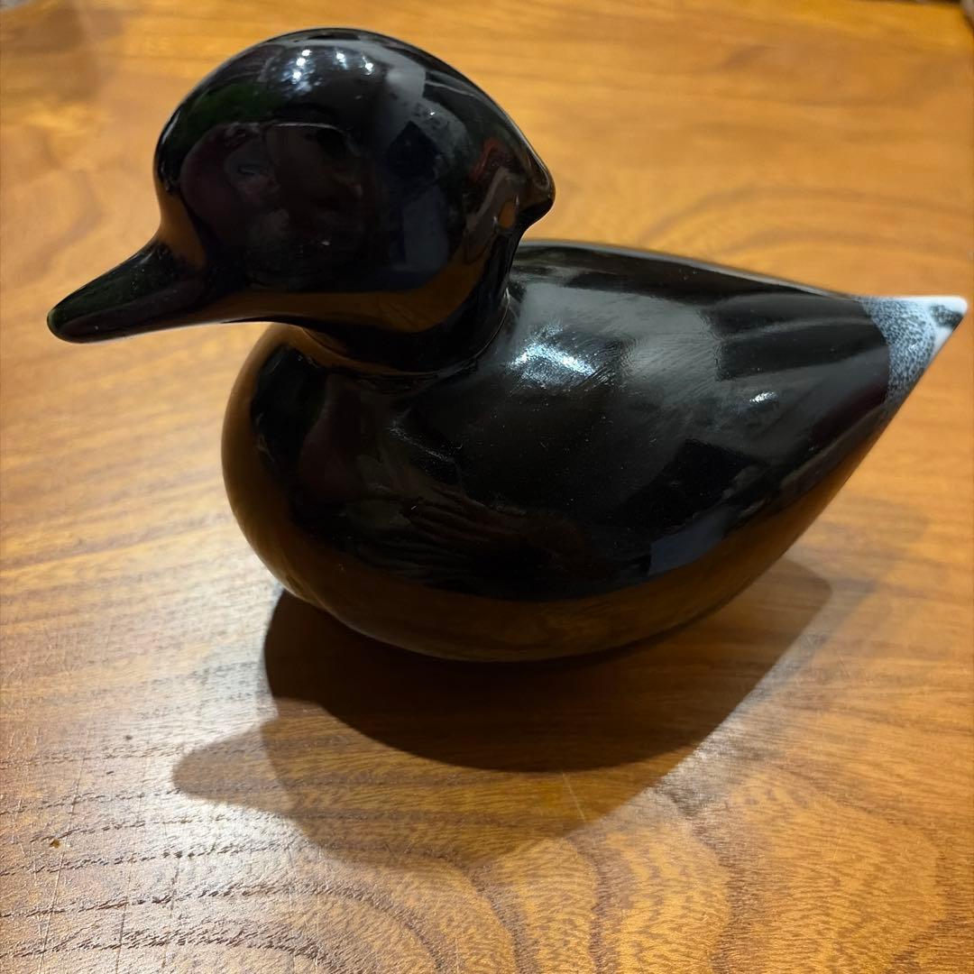 アンティーク　フィンランド製　ラップランド粘土　アヒル　刻印あり　検)アラビア