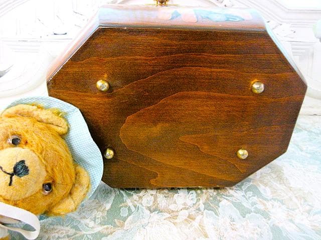 アンティークベア　ドールコンテナ　セットで　☆　ヴィンテージ　テディベア
