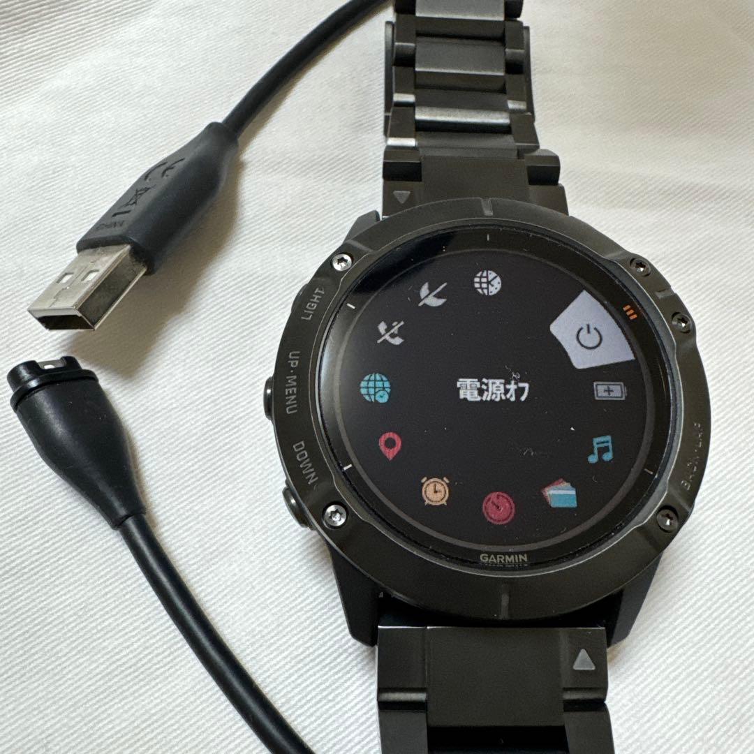 GARMIN fenix 6X PRO DUAL POWER 超美品　最終価格