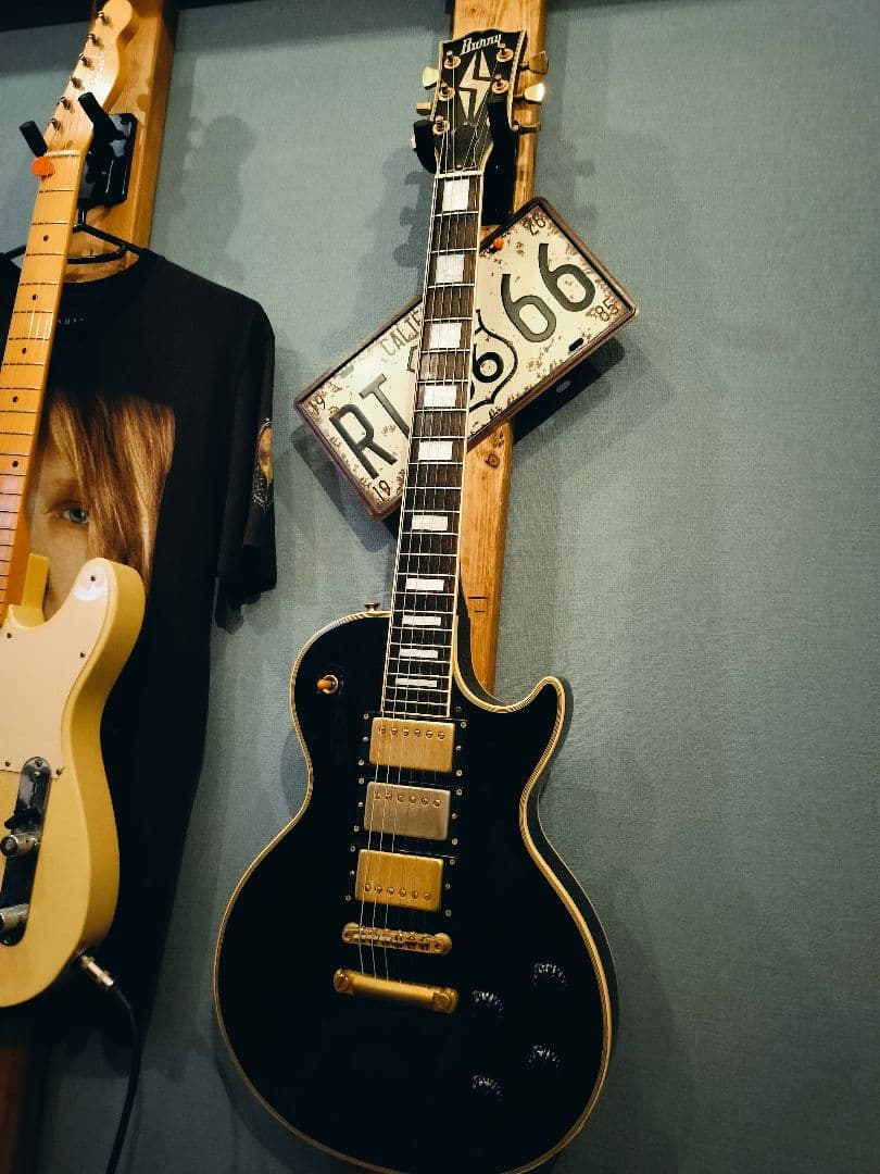 バーニー RLC レスポールカスタム　 3PU 3ハム 　エリック・クラプトン