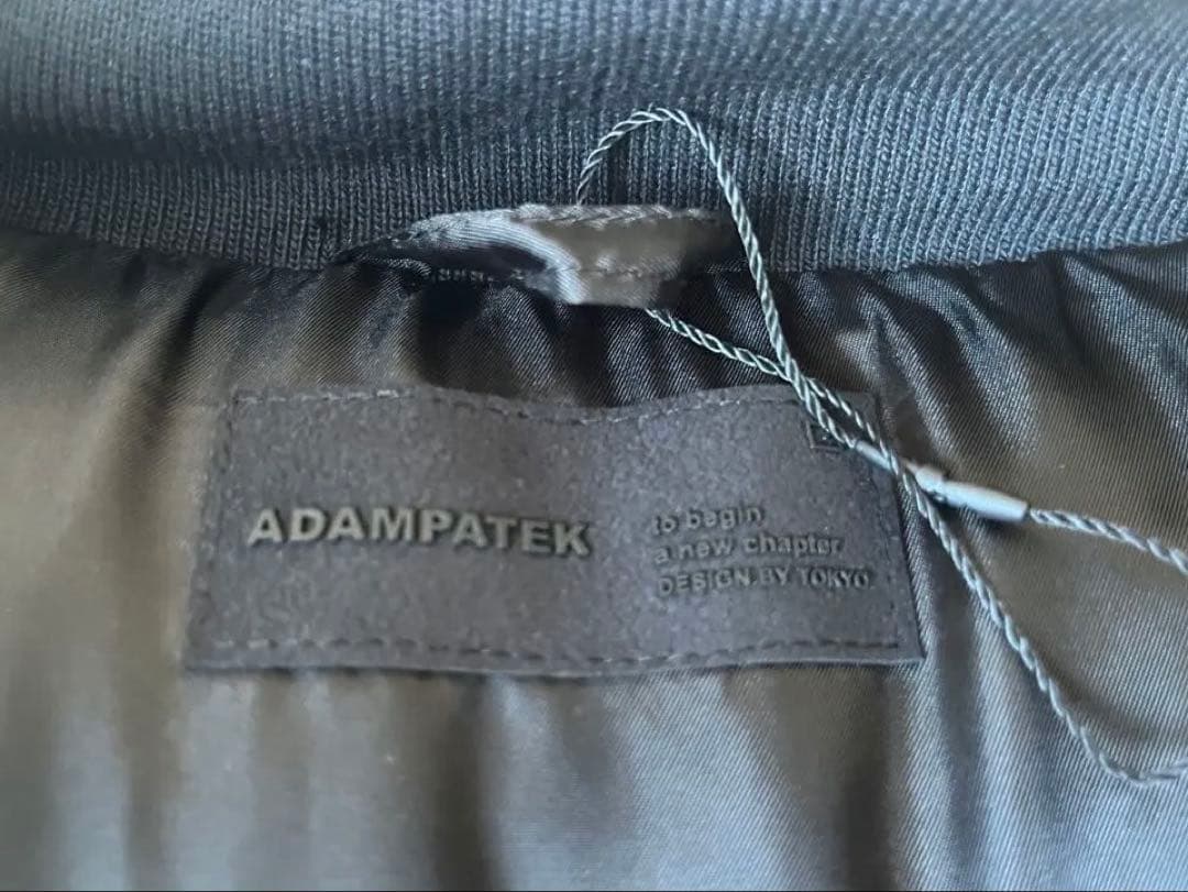 ジャケット・アウター ADAM PATEK leather looose down jacket