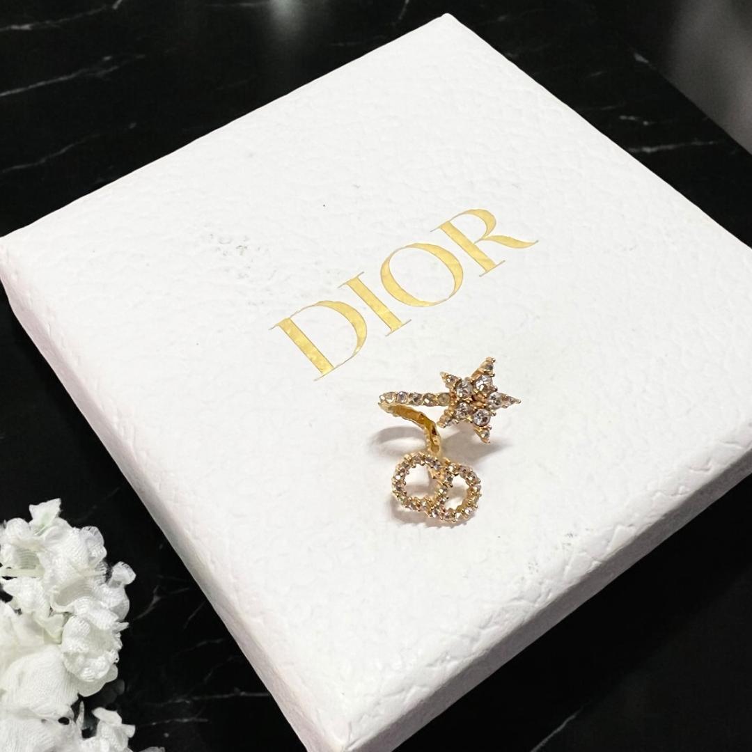 ✨正規品＆極美品‼️✨ ディオール CLAIR D LUNE クリスタル ピアス