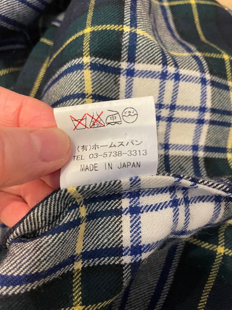 homspun タータンチェック柄ノースリーブワンピース