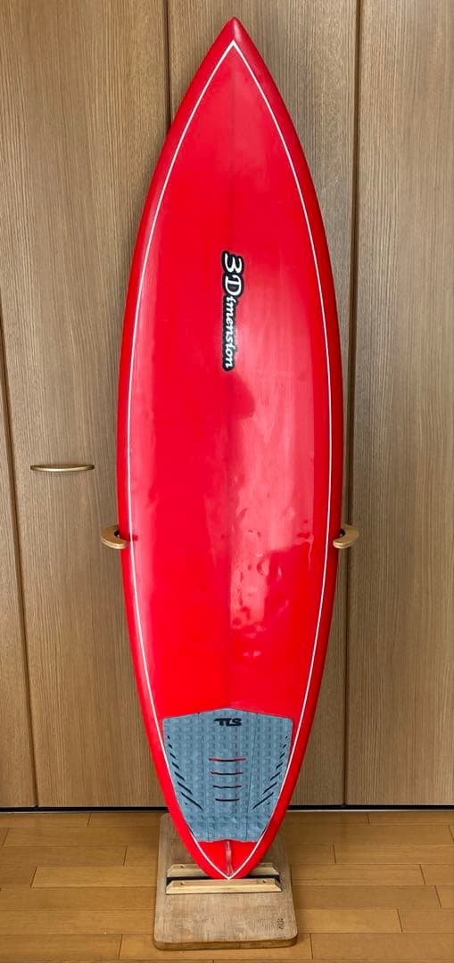 3Dimension シングル　ミッドレングス ハードケース・フィン付