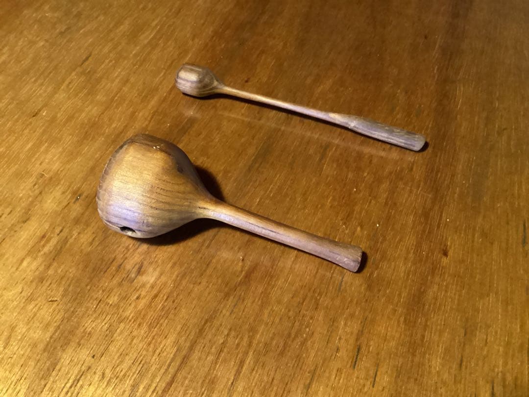 ハンドメイド　ウッドブロック　木柾　木魚　クラベス　7点セット 民族楽器