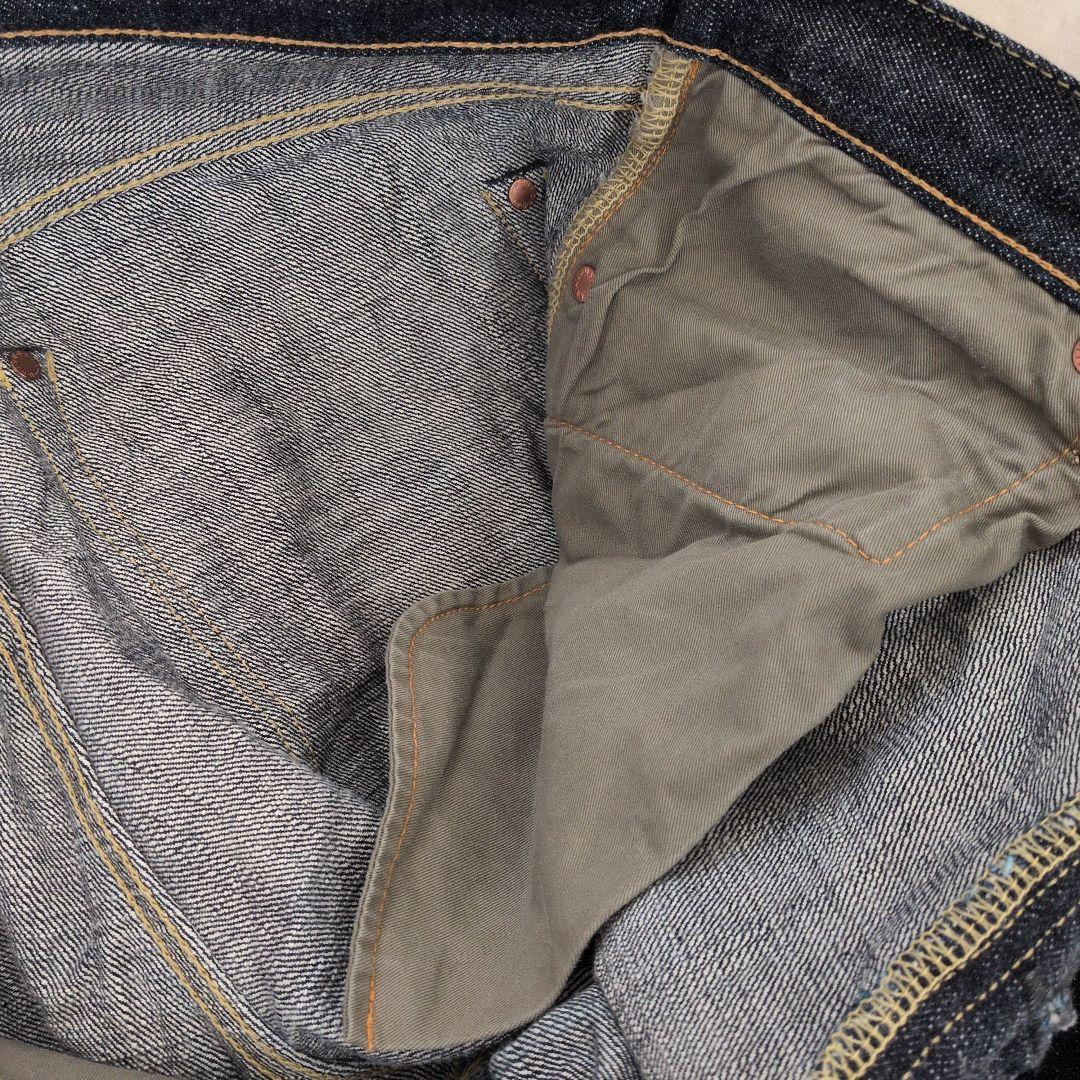 鬼デニム ONIDENIM セルビッジ 濃紺 日本製　W34