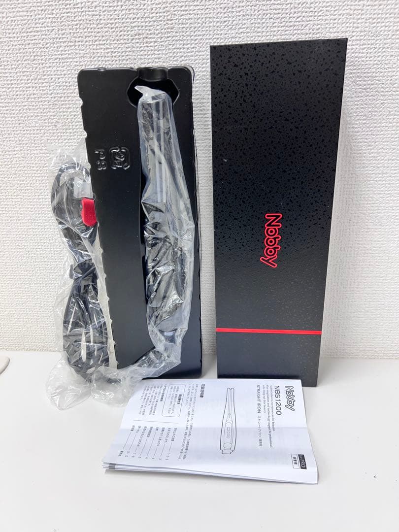 #KD213 Nobby NBS1200 ストレートアイロン ブラック