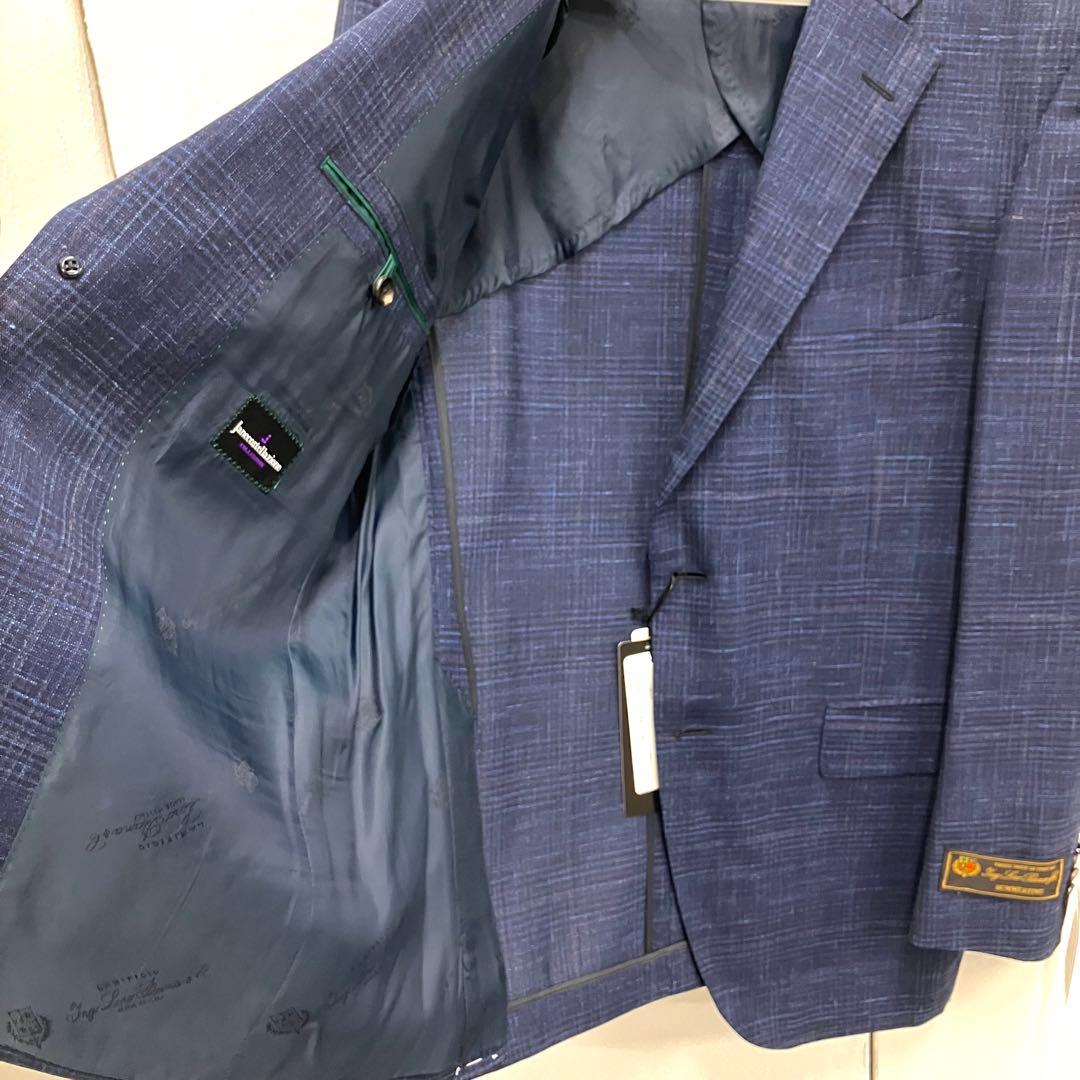 ロロピアーナ サマー ジャケット メンズ インディゴ AB6 春夏 新品