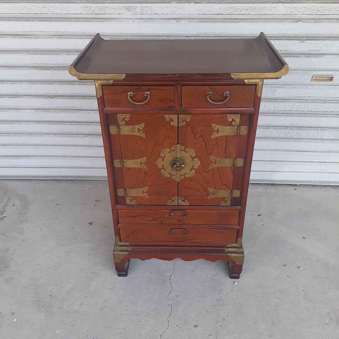 韓国　アジアン家具　サイドボード　箪笥　引き出し