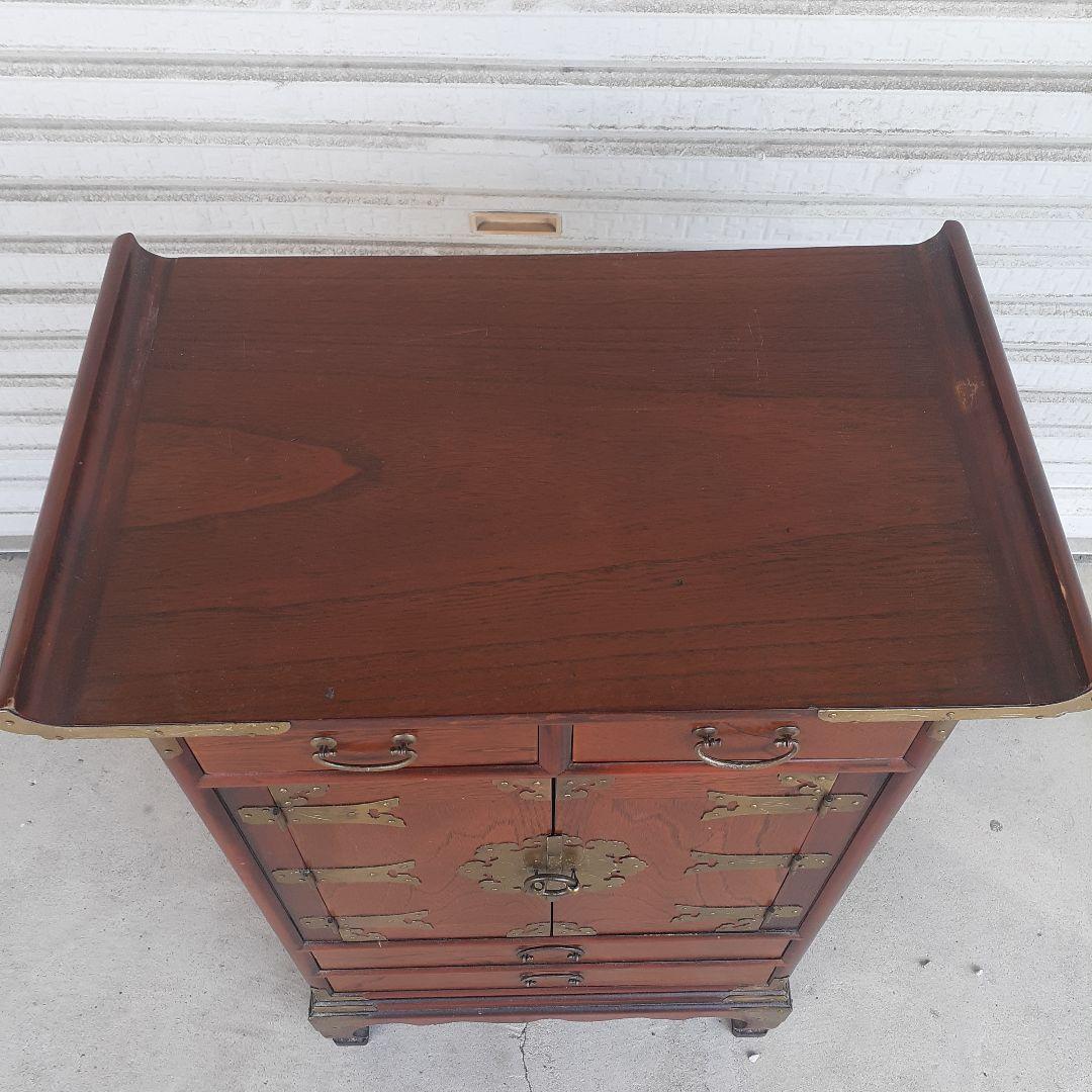 韓国　アジアン家具　サイドボード　箪笥　引き出し