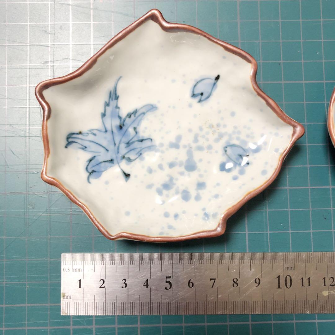 レア❣️小皿 ふきよせ 松雲作 絵変り 五枚 共箱