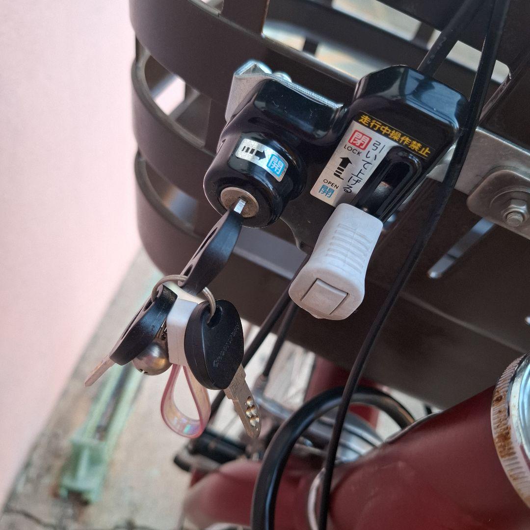 BRIDGESTONE電動アシスト三輪車レッド　ラケットワゴン（使用頻度少なめ）