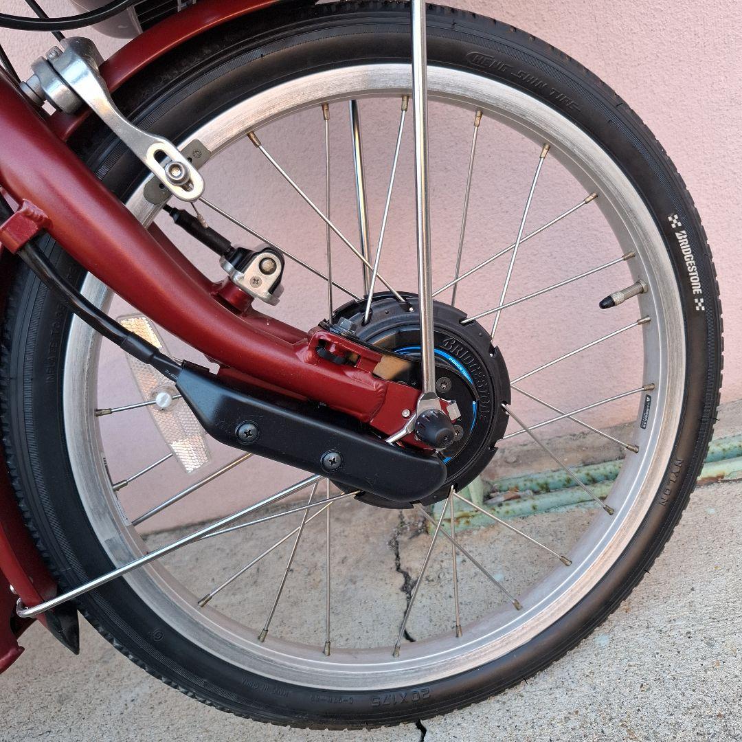 BRIDGESTONE電動アシスト三輪車レッド　ラケットワゴン（使用頻度少なめ）