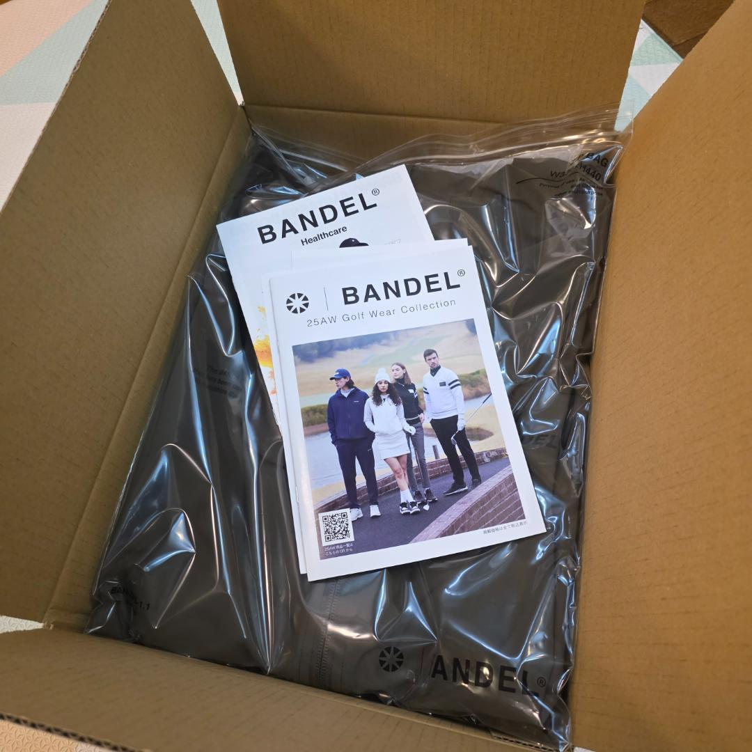 BANDEL フード付きジャケット セットアップ KHAKI×BLACK　新品