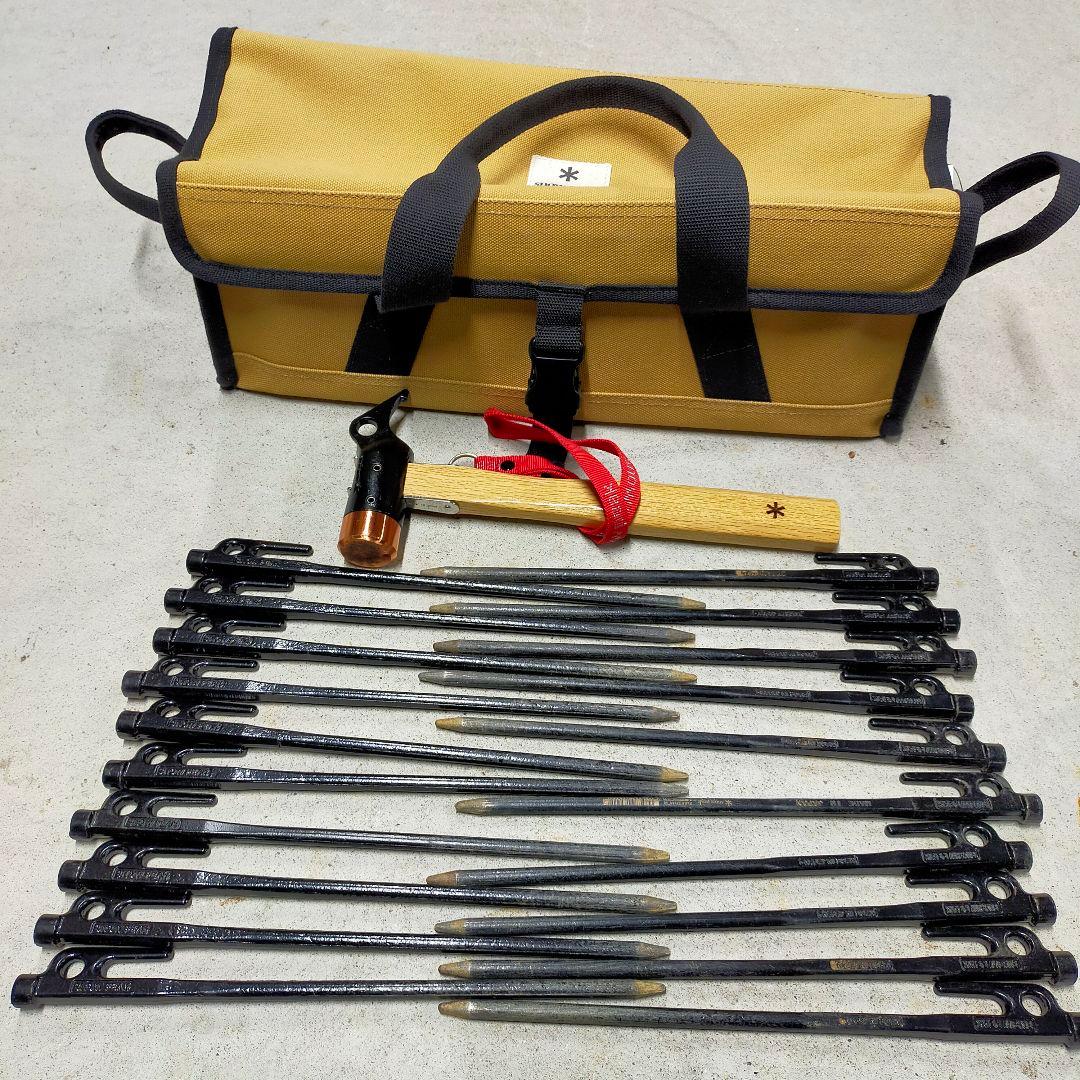 ✨Peak ３点セット ソリッドステーク・ペグハンマー・マルチコンテナ