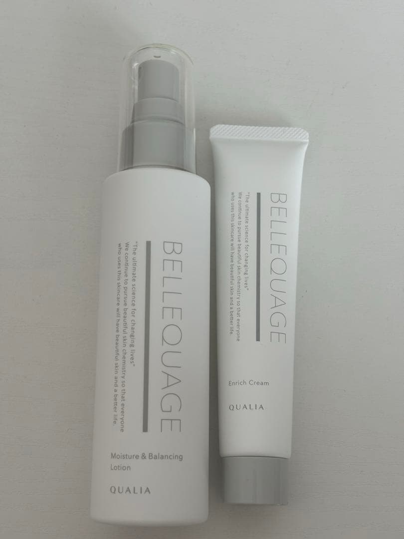 【新品未使用】QUALIA ベルクアージュ 化粧水、クリーム